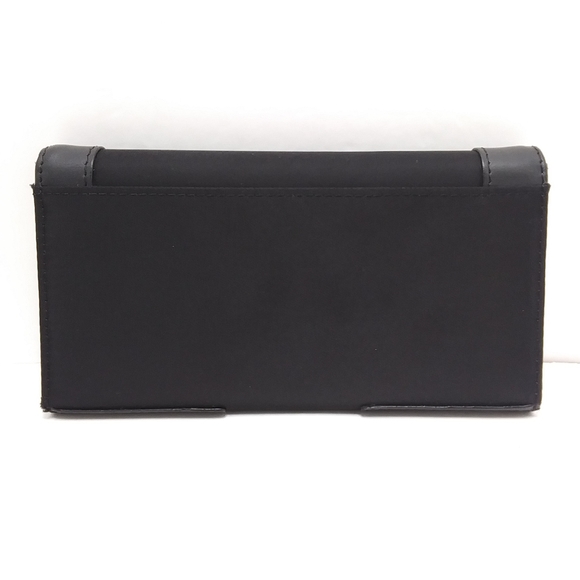 BANANA REPUBLIC Black Nylon & Pleather Wallet Like New - Picture 4 of 12